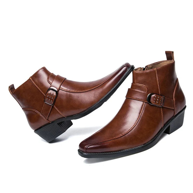 Blaine | Pointed Toe Retro Boots