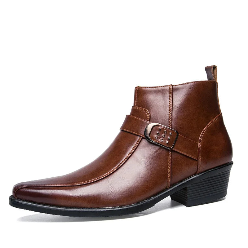 Blaine | Pointed Toe Retro Boots