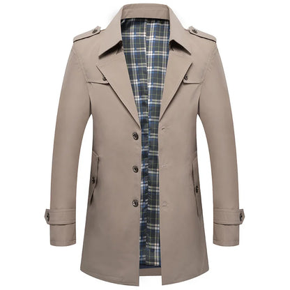 Colton | Tailored Collar Trench Coat