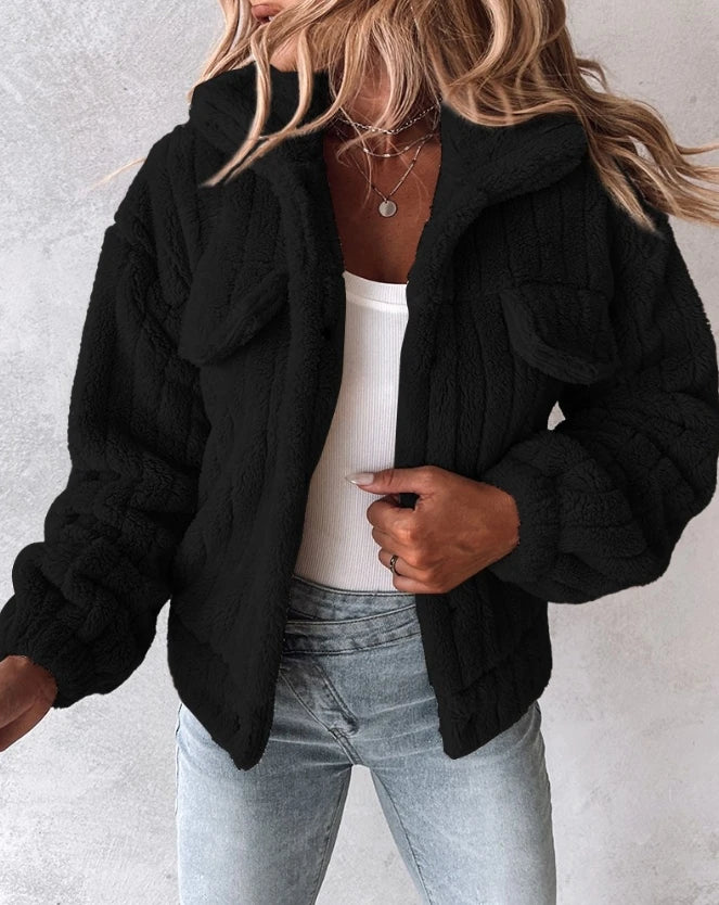 Sophia | Ribbed Fur Jacket