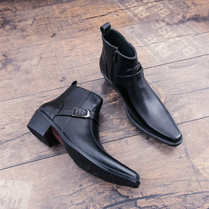 Blaine | Pointed Toe Retro Boots