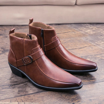 Blaine | Pointed Toe Retro Boots