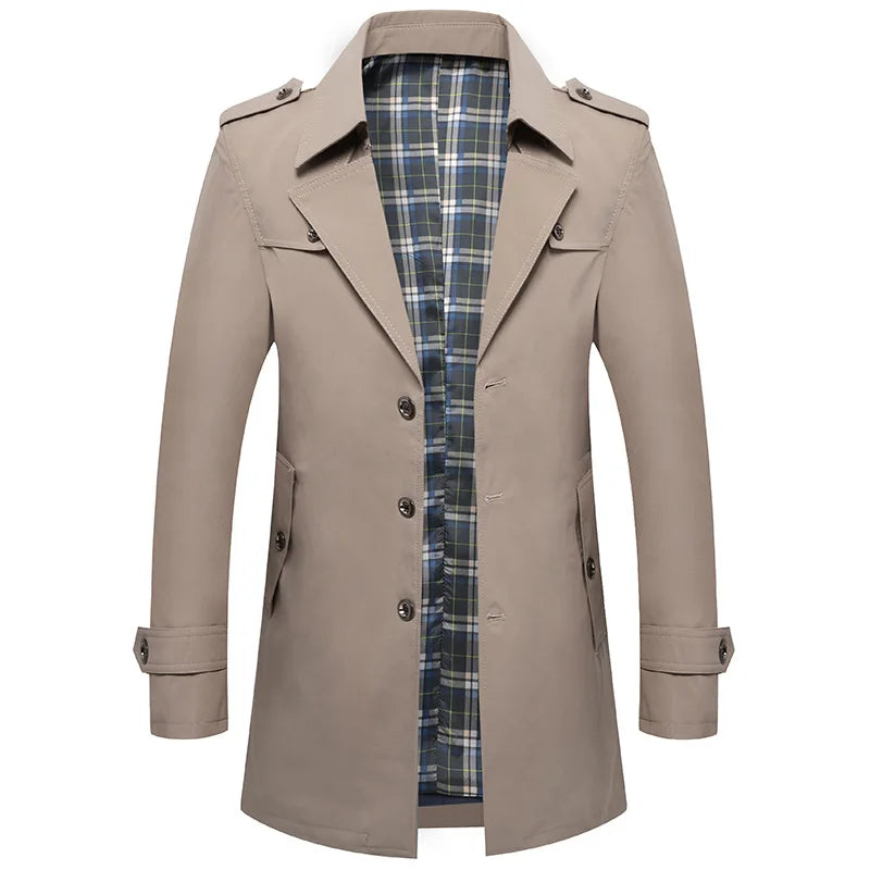 Colton | Tailored Collar Trench Coat