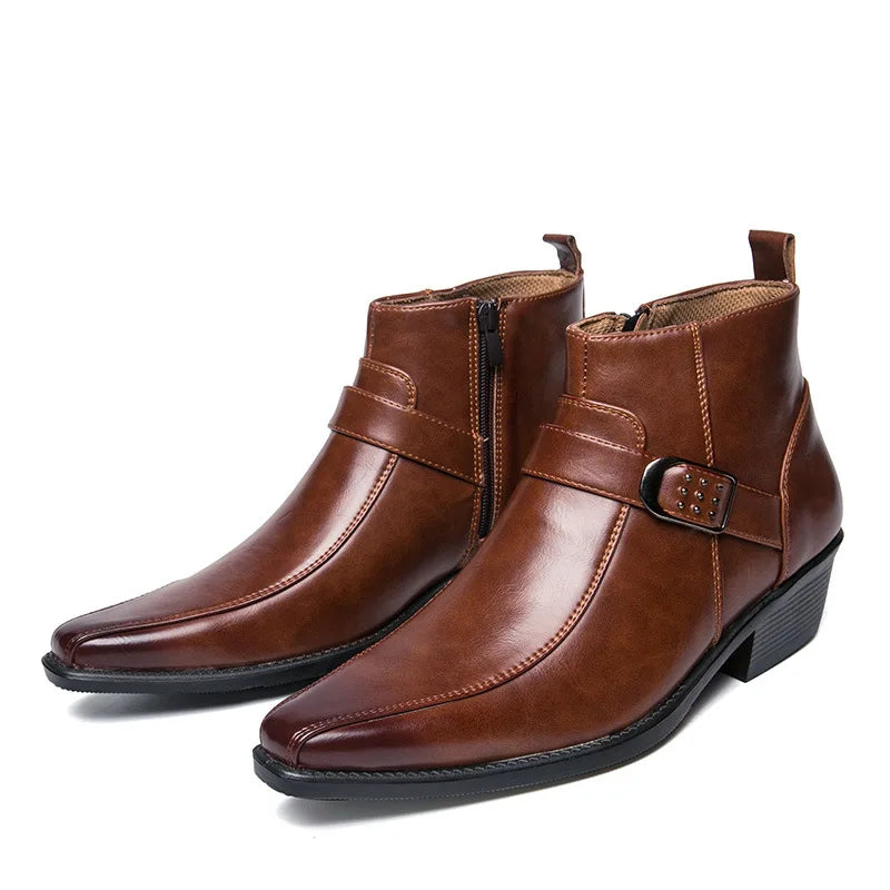 Blaine | Pointed Toe Retro Boots